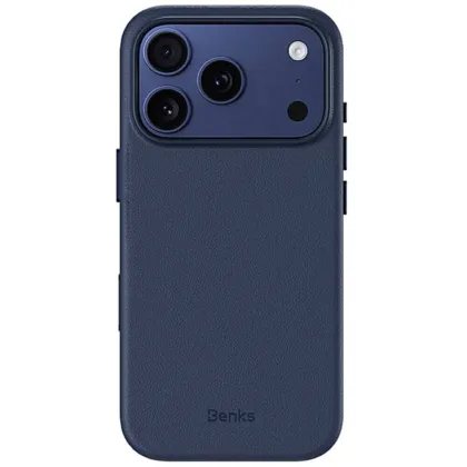 Чохол шкіряний Benks VitaPro Leather Case with MagSafe + Active Button для iPhone 17 Pro Чохол шкіряний Benks VitaPro Leather Case with MagSafe + Active Button для iPhone 17 Pro