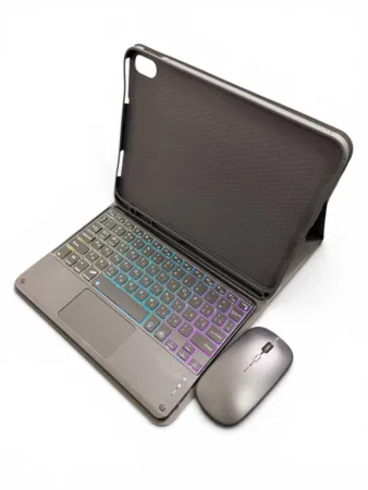 Чохол-клавіатура з підсвіткою та тачпадом + мишка для планшета iPad 11″ 2025 (A16) | 10.9″ 10 gen. 2022